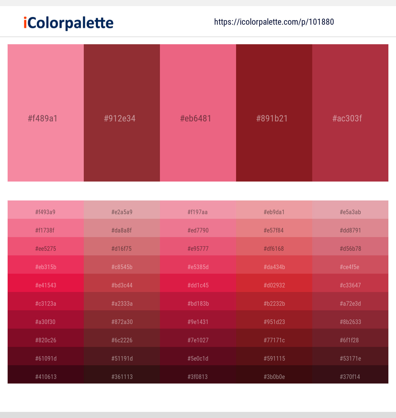 Mauvelous – Stiletto – Froly – Merlot – Well Read Color scheme