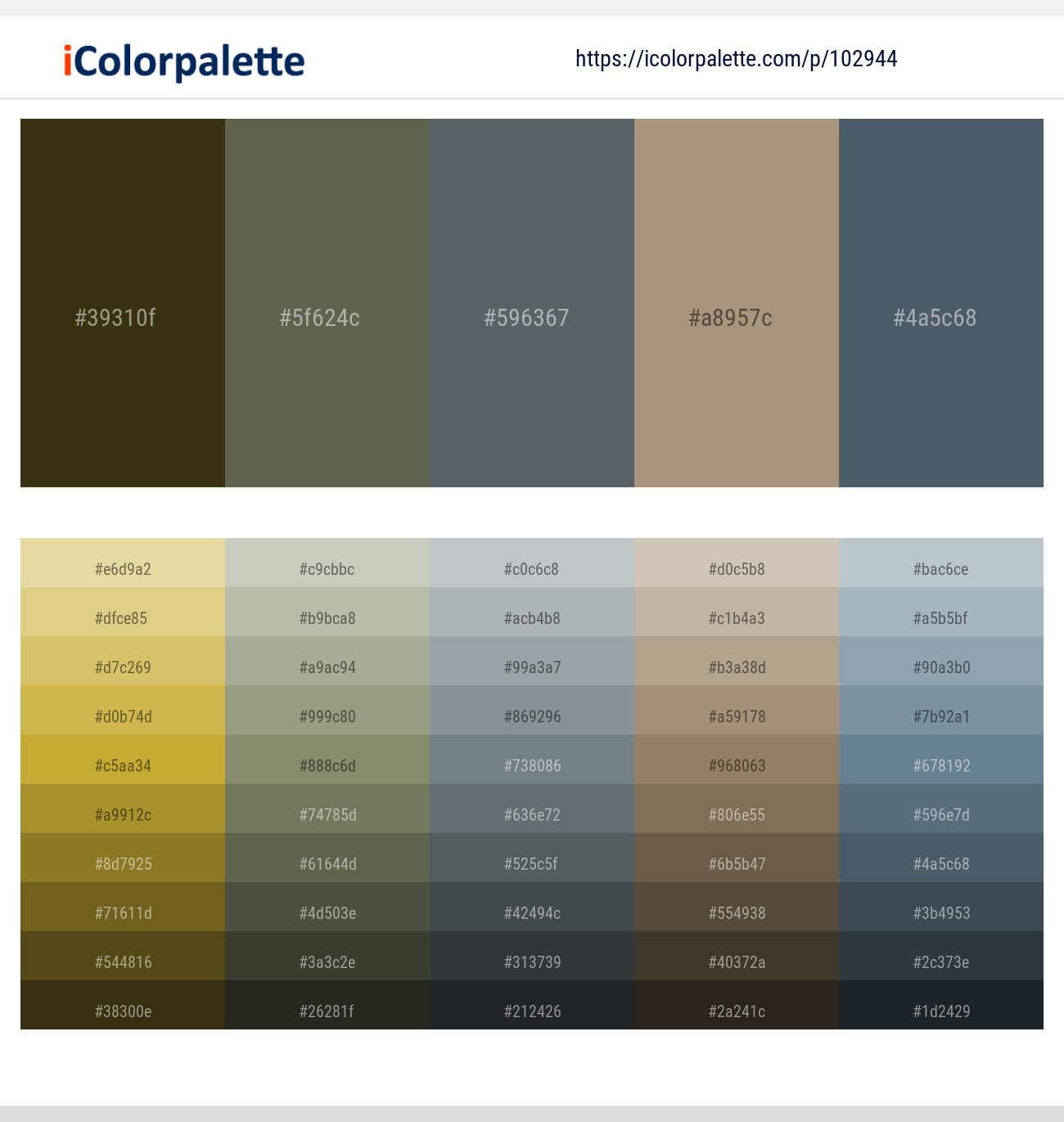 Camouflage – Finch – Shuttle Gray – Donkey Brown – River Bed Color scheme