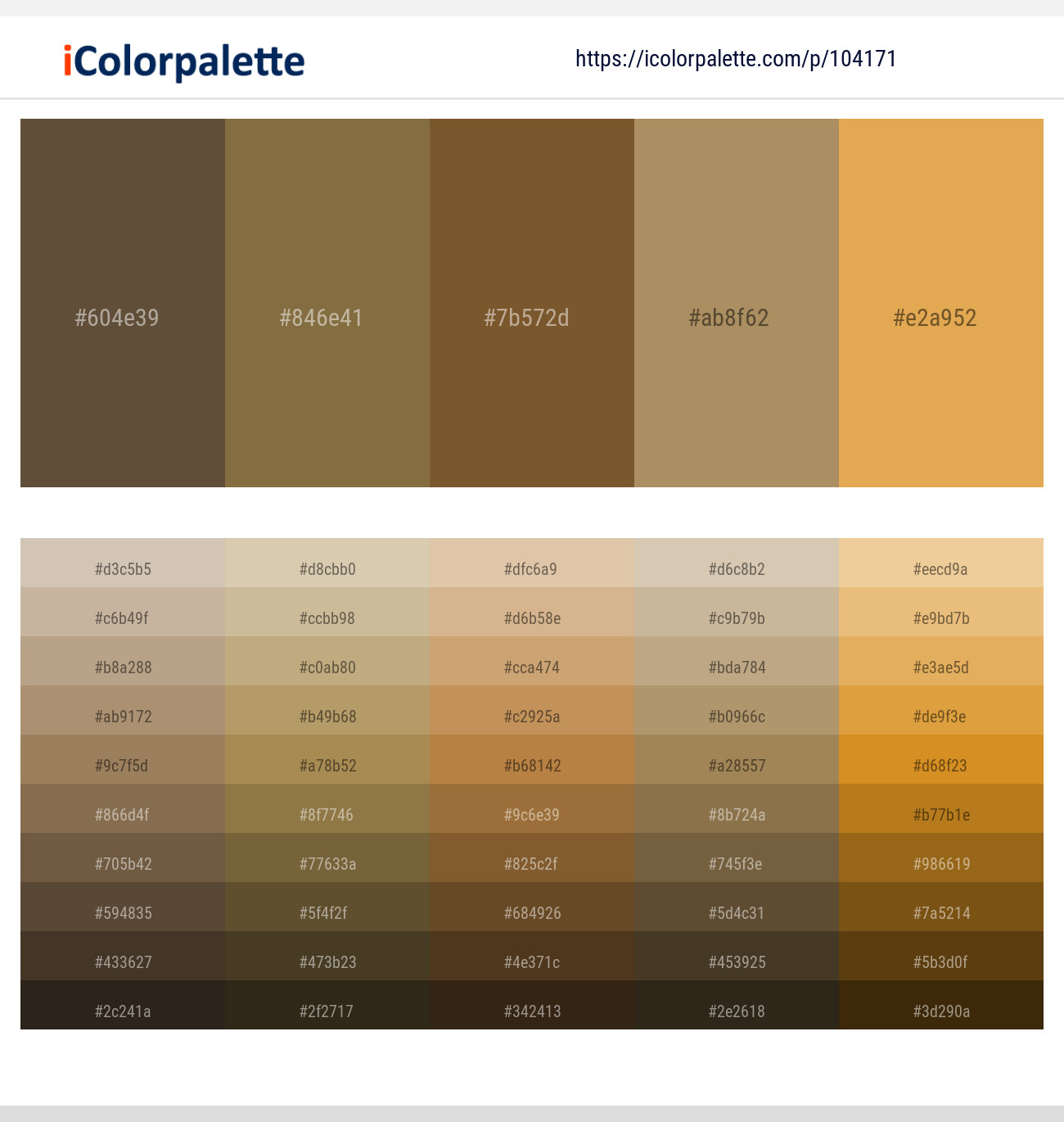 Millbrook – Yellow Metal – Dallas – Muesli – Anzac Color scheme