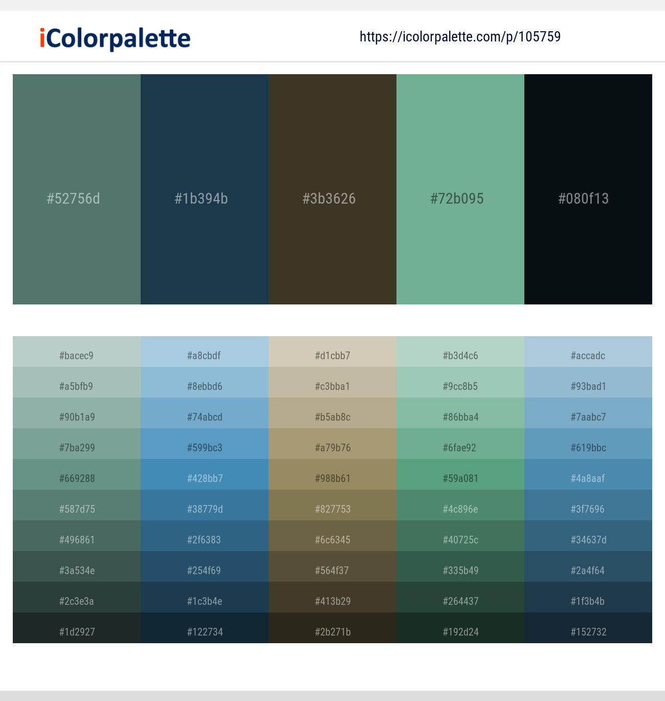 Cutty Sark – Nile Blue – Birch – Acapulco – Aztec Color scheme