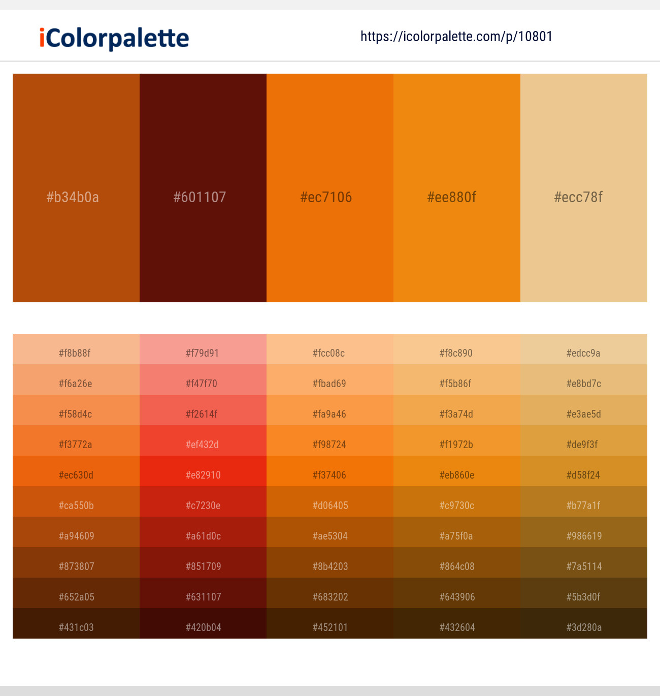 1080145 Gold Color Palettes