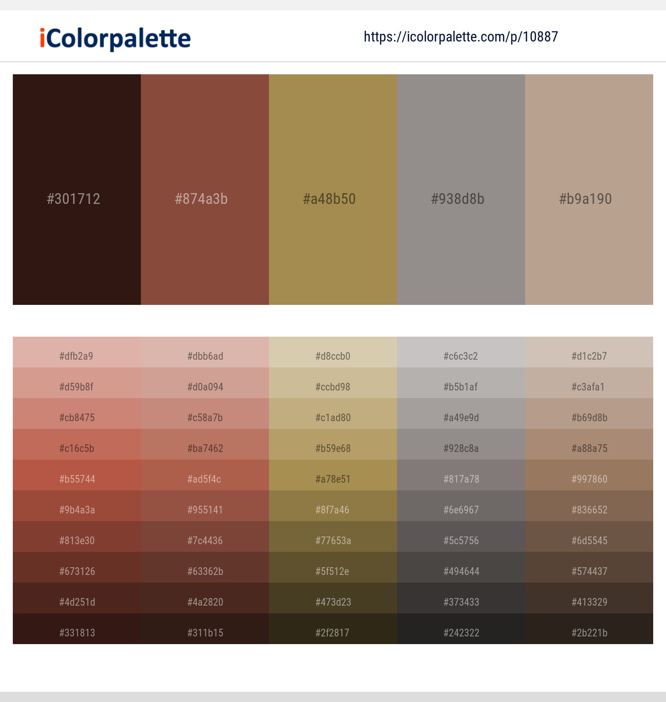 Tamarind – Ironstone – Limed Oak – Schooner – Quicksand Color scheme