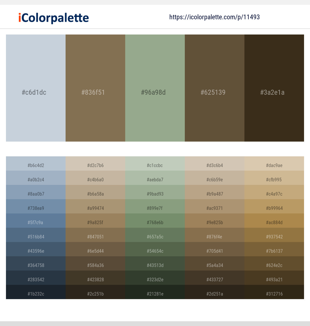 Heather – Shadow – Sage – Millbrook – Black Marlin Color scheme