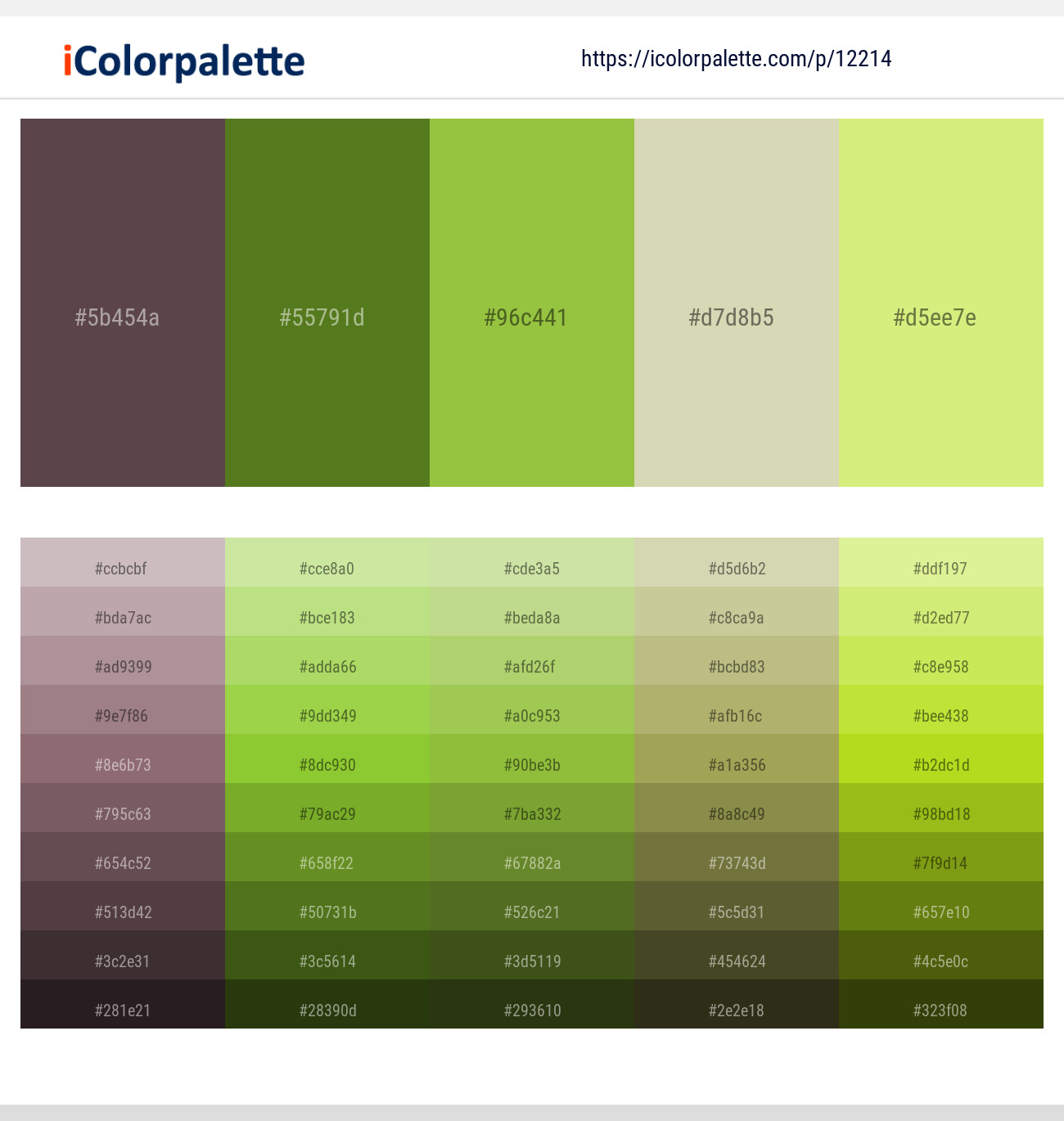 Don Juan – Fern Frond – Sushi – Tana – Sulu Color scheme