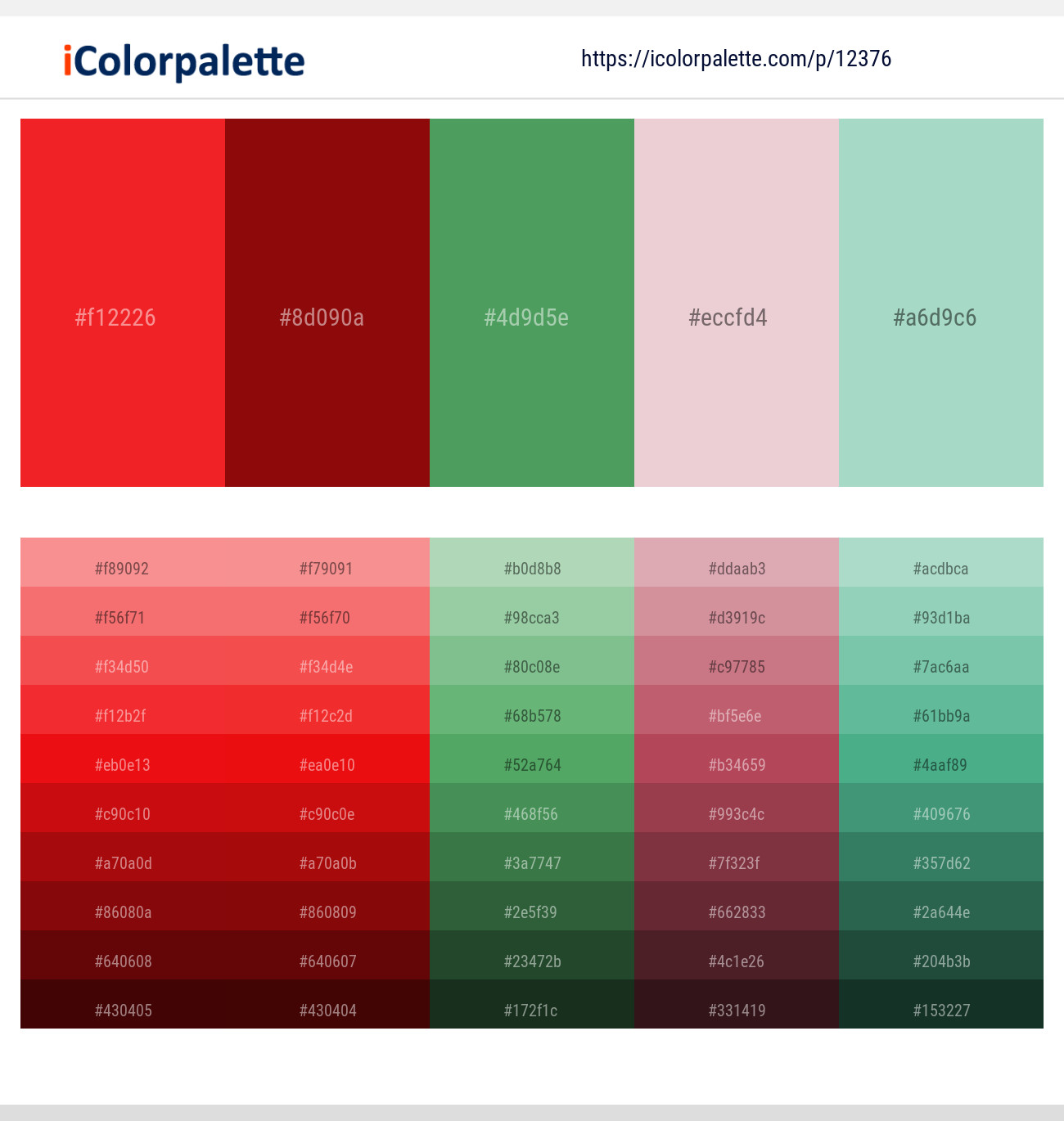 Pomegranate – Totem Pole – Fruit Salad – Oyster Pink – Sinbad Color scheme