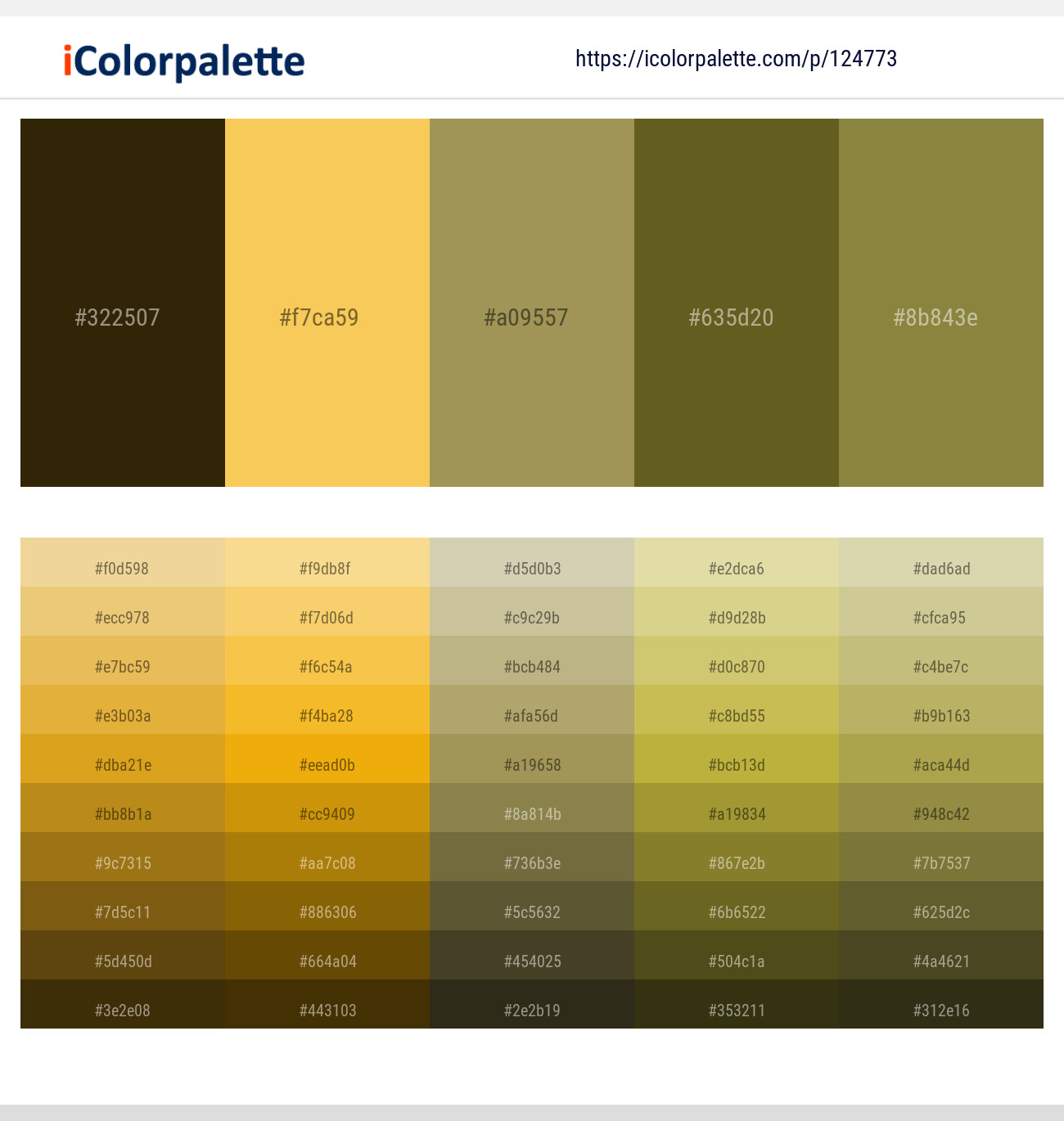 Clinker – Cream Can – Barley Corn – Himalaya – Sycamore Color scheme