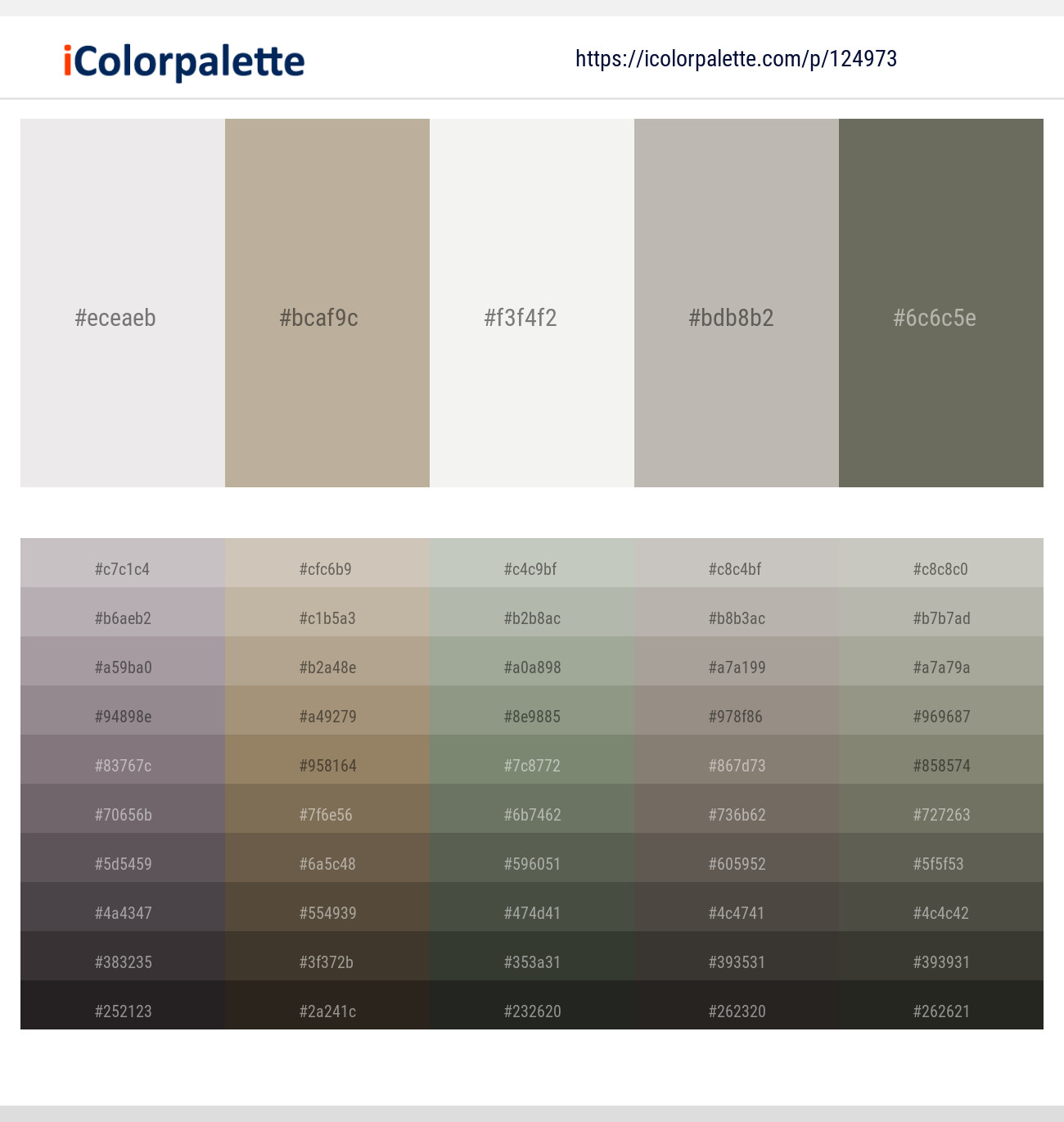 Bon Jour – Malta – Desert Storm – Tide – Kokoda Color scheme