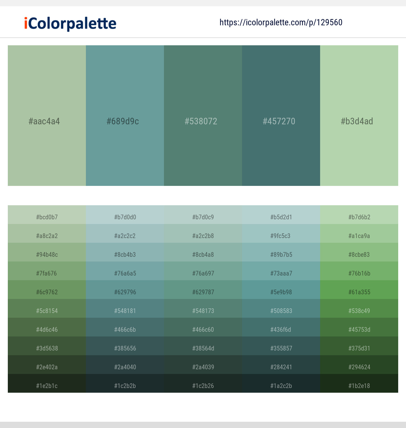 1 Latest Color Schemes with Como And Faded Jade Color tone combinations