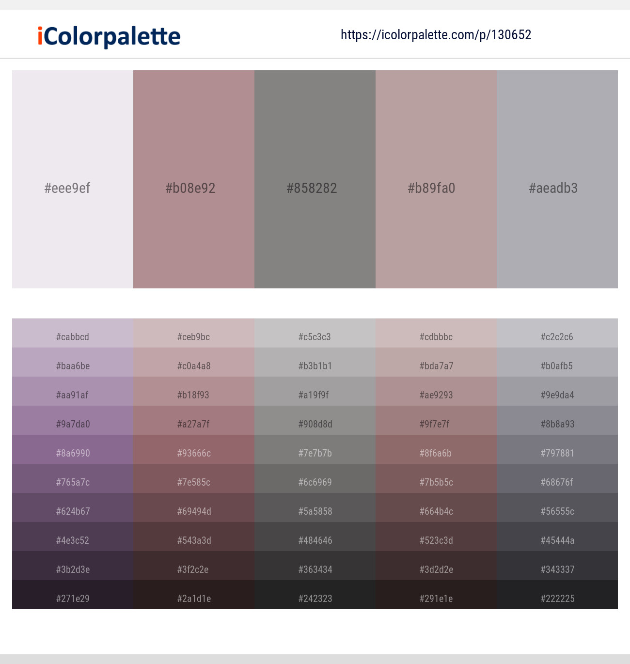 Whisper – Del Rio – Gray – Thatch – Spun Pearl Color scheme