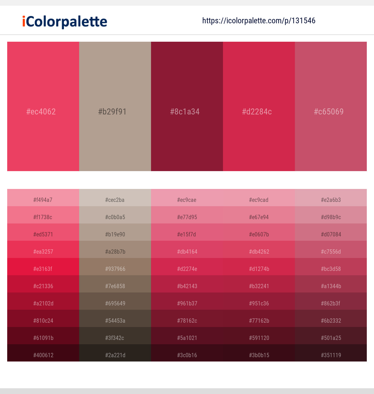 260 Latest Color Schemes With Rosy Brown And Fire Brick Color Tone 