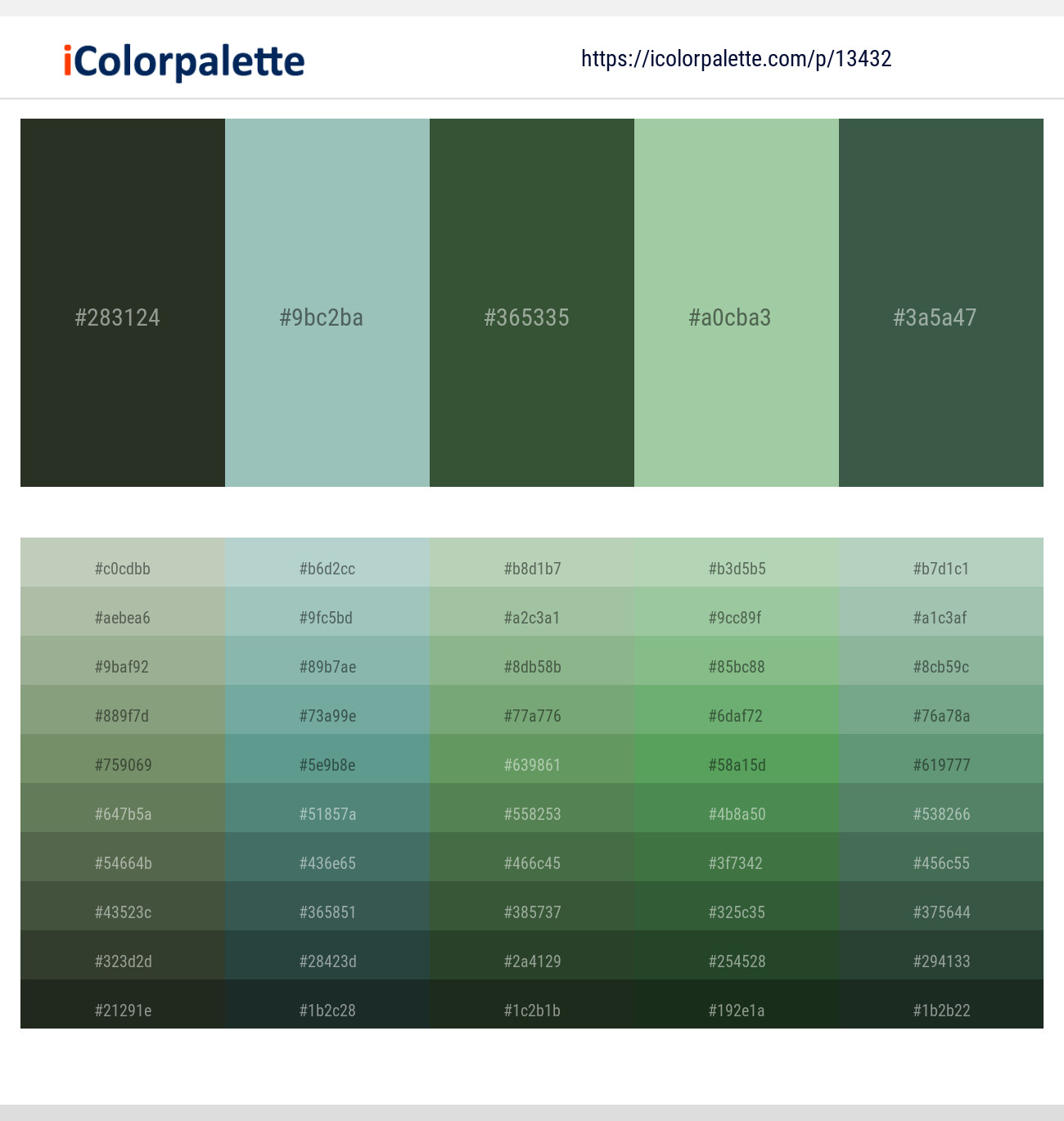 1+ Spring Rain And Mineral Green Color Palettes & Gradient Ideas ...