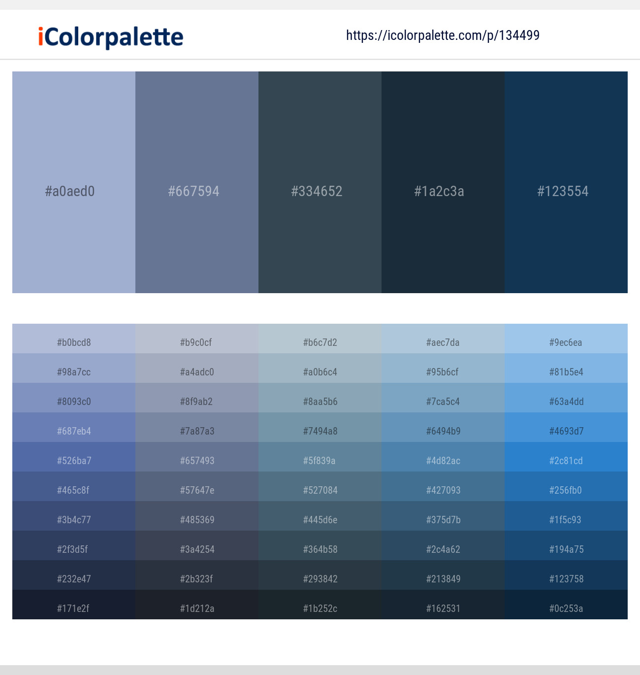 4 Latest Color Schemes With Rock Blue And Oxford Blue Color Tone Combinations 21 Icolorpalette