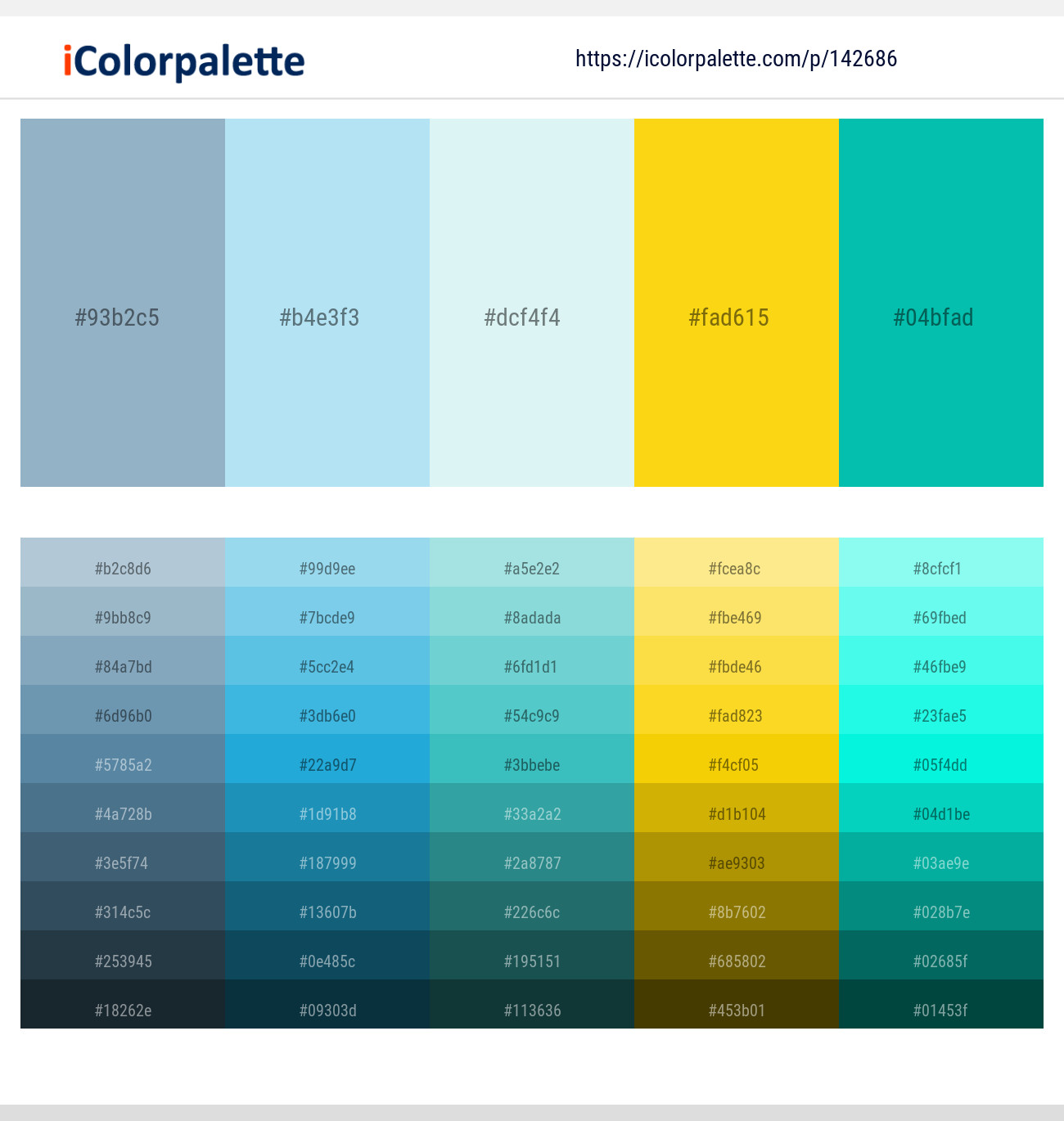 23 Light Blue Color Schemes Curated Collection Of Color Palettes