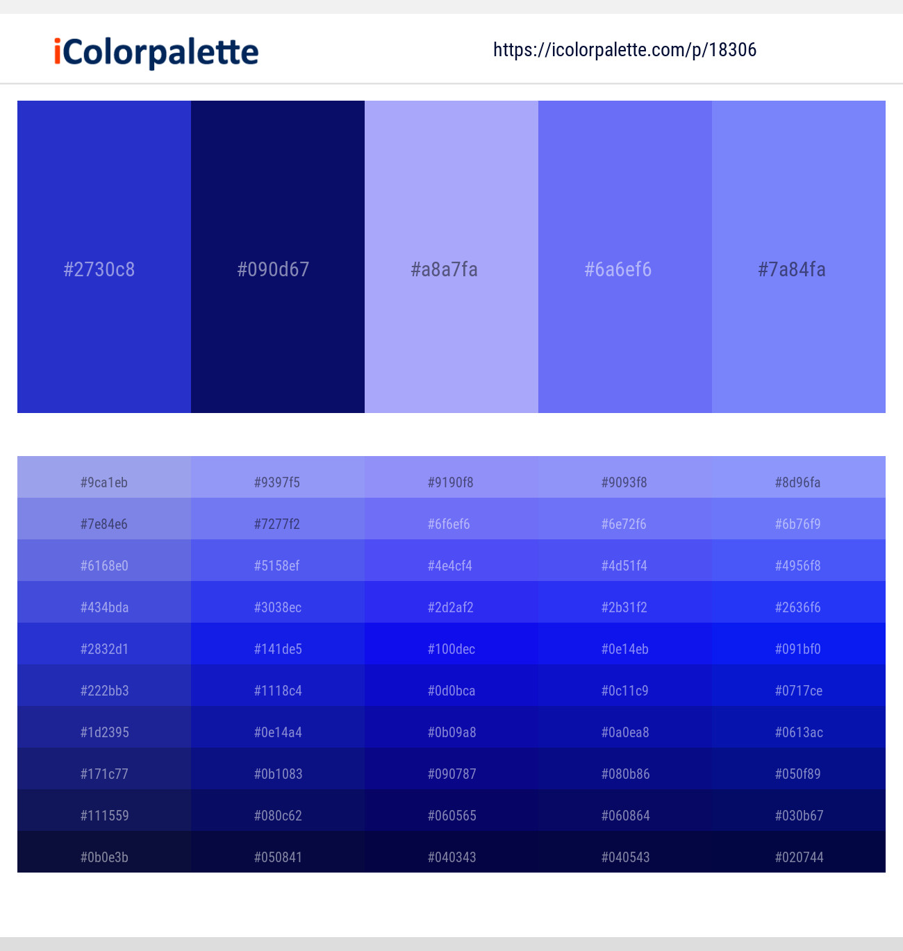 24 Latest Color Schemes with Royal Blue And Medium Slate Blue Color tone  combinations, 2023