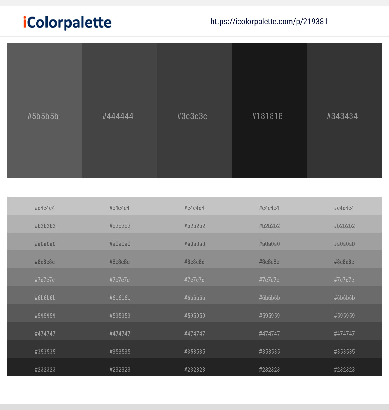 Scorpion – Tundora – Mine Shaft – Cod Gray – Mine Shaft Color scheme