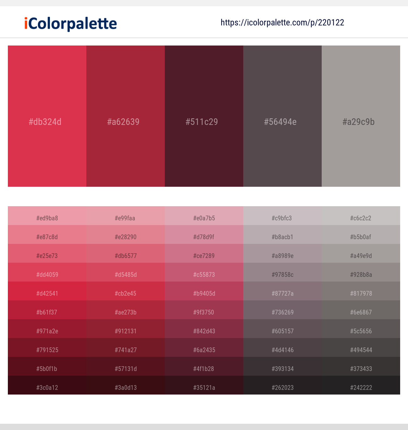 Dark Red Wine Color Palette The term bordeaux is also