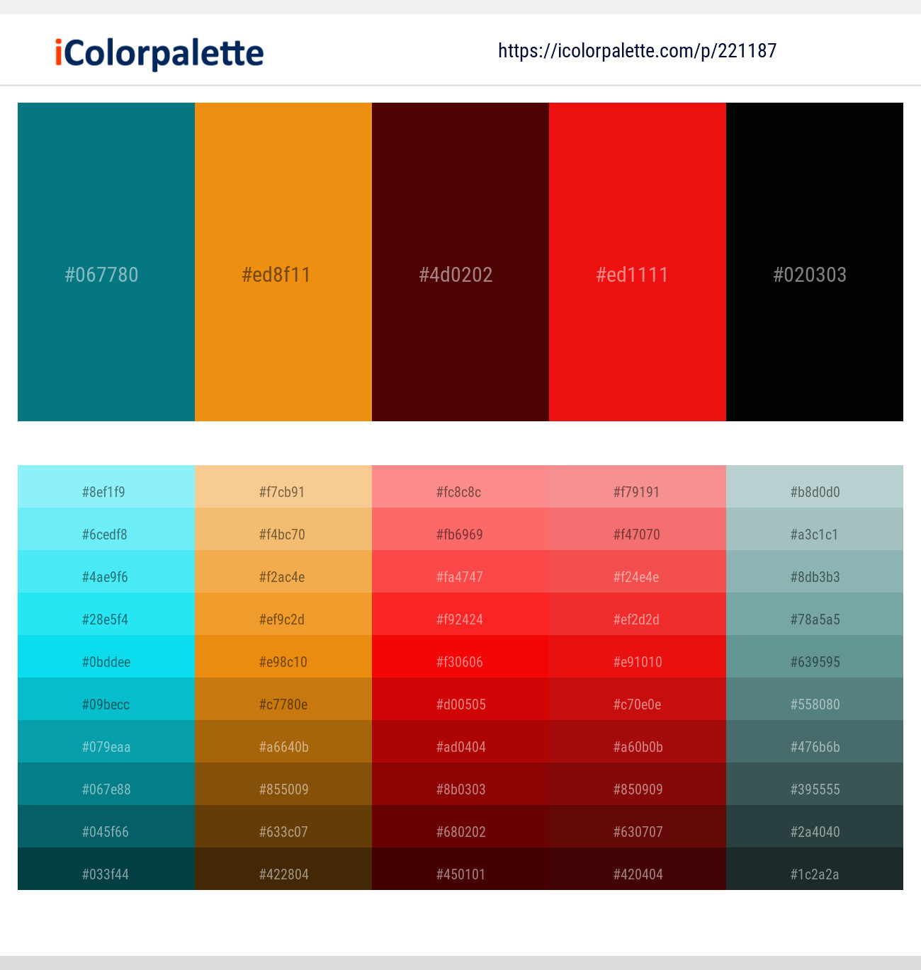 Elf Green – Golden Bell – Burnt Maroon – Crimson – Woodsmoke Color scheme