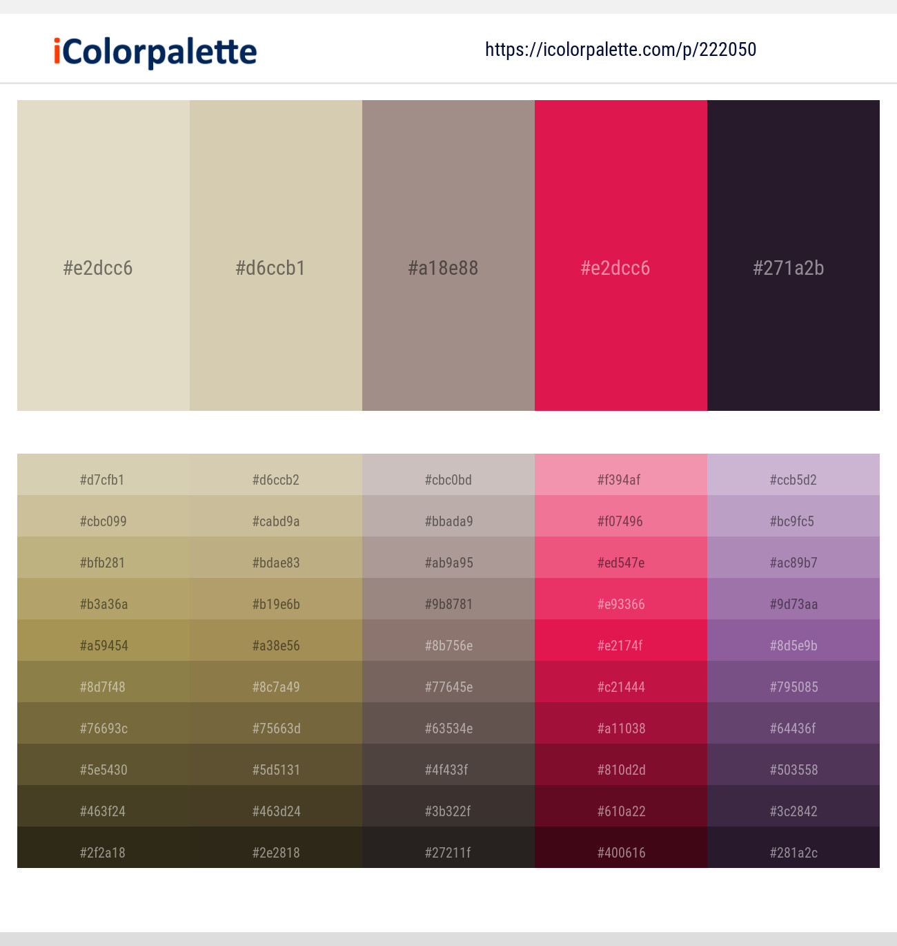 White Rock – Akaroa – Zorba – Crimson – Bleached Cedar Color scheme