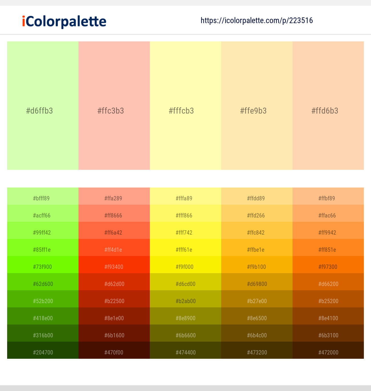 Pink and Yellow Color Scheme – Color Palette #53 1 - Fab Mood