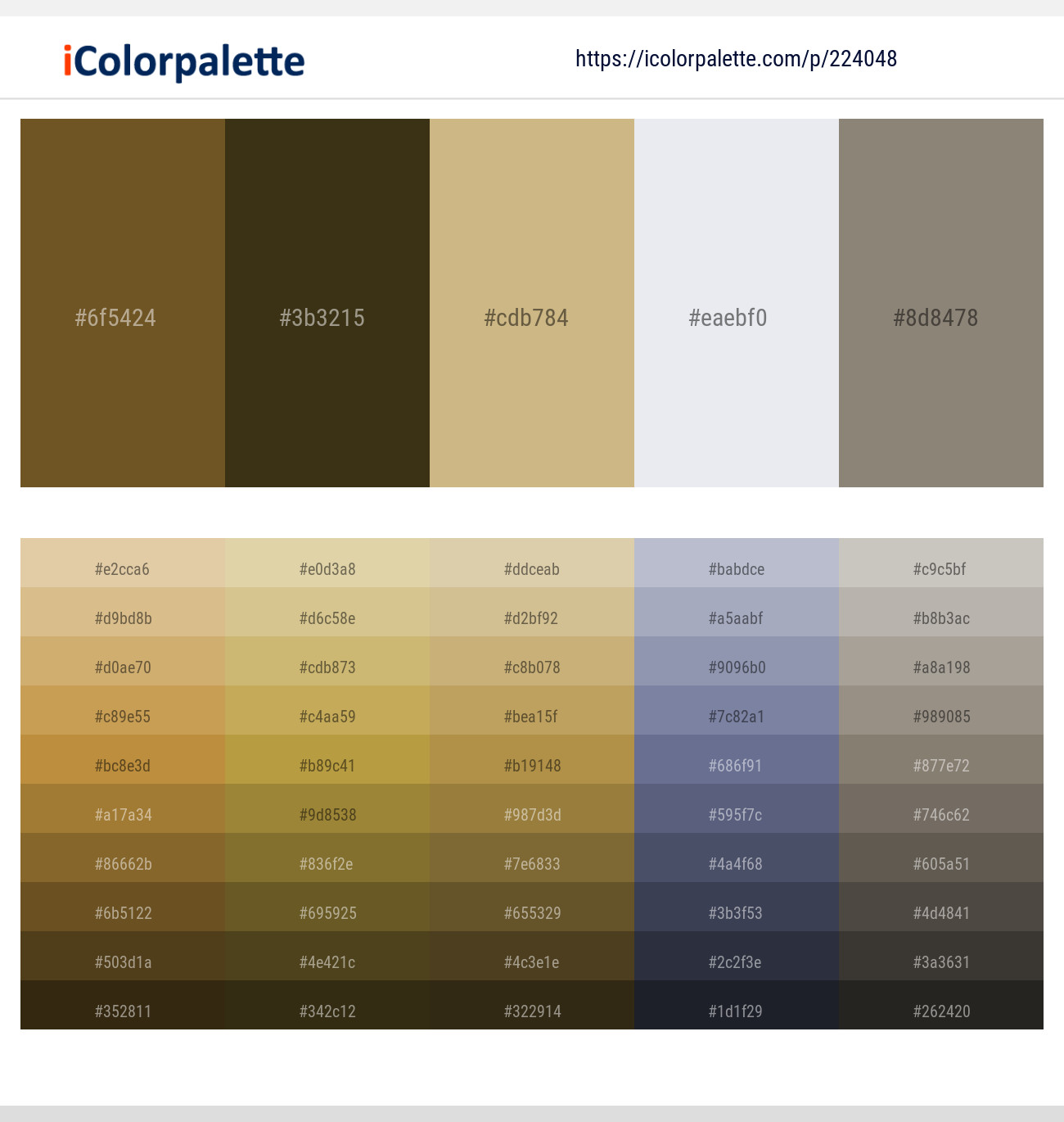 Dallas – Thatch Green – Tan – Athens Gray – Squirrel Color scheme