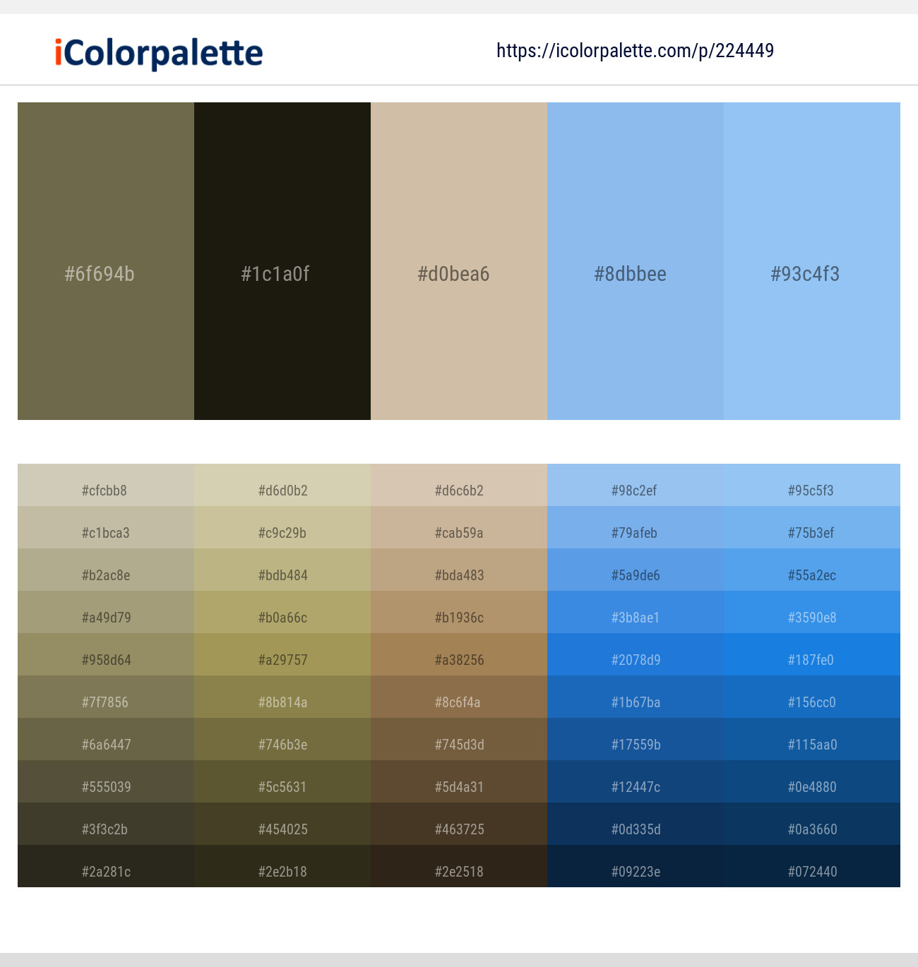 Go Ben – Oil – Vanilla – Jordy Blue – Jordy Blue Color scheme