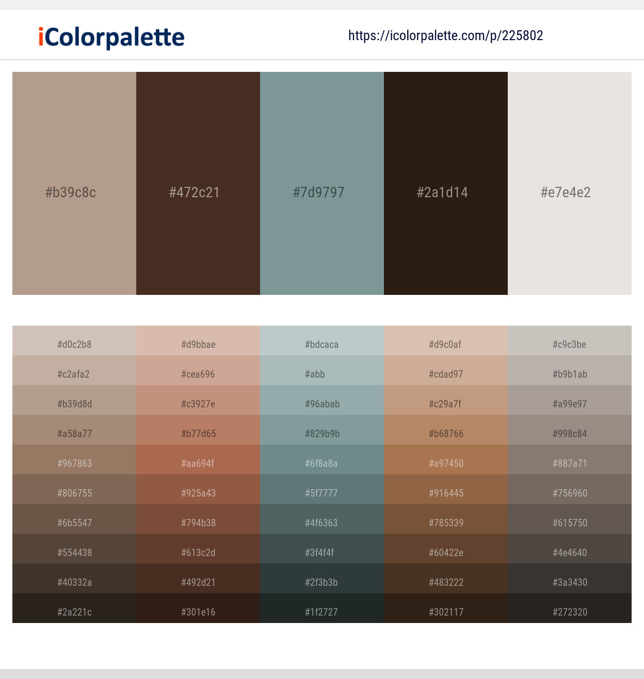 Thatch – Saddle – Granny Smith – Oil – Ebb Color scheme