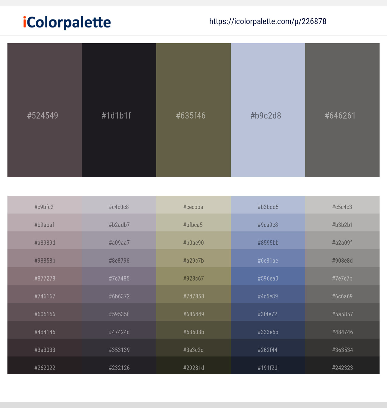 Emperor – Baltic Sea – Finch – Casper – Ironside Gray Color scheme