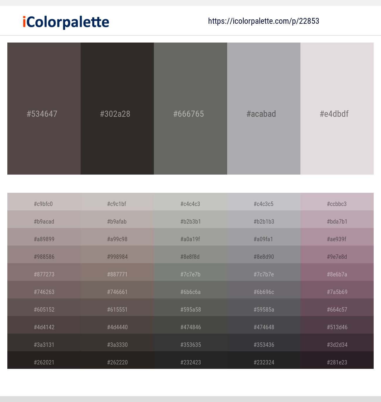 Emperor – Dune – Storm Dust – Spun Pearl – Bon Jour Color scheme