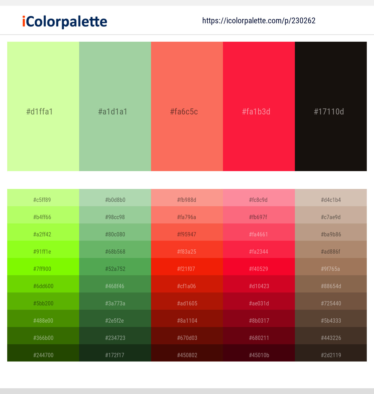 230262366 Bright Color Palettes