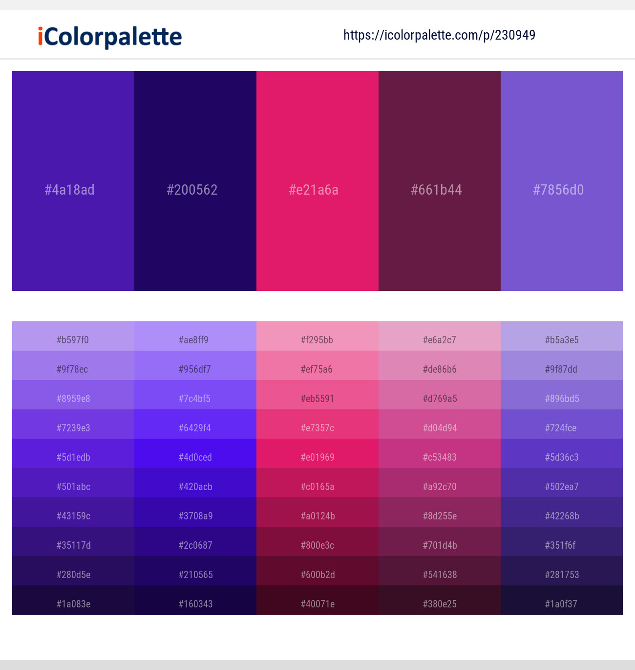 230949366 Bright Color Palettes