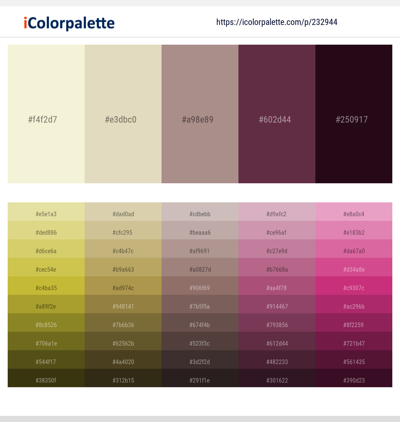 23294420 Beige Color Combinations