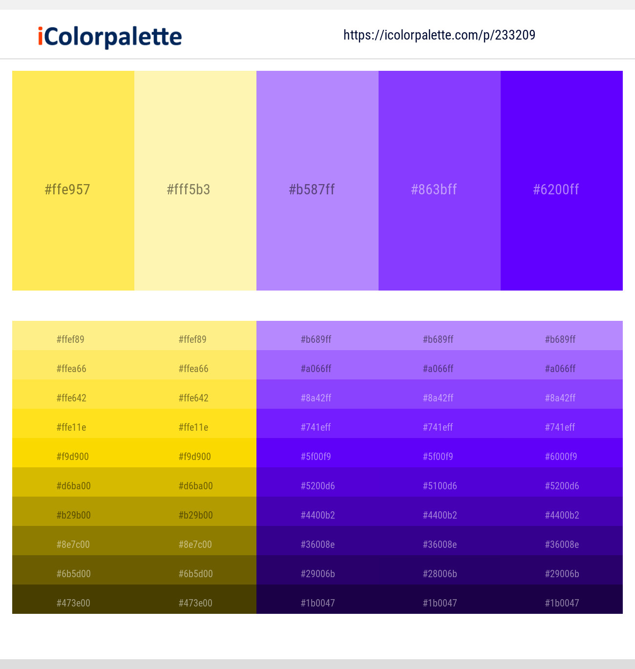 233209366 Bright Color Palettes