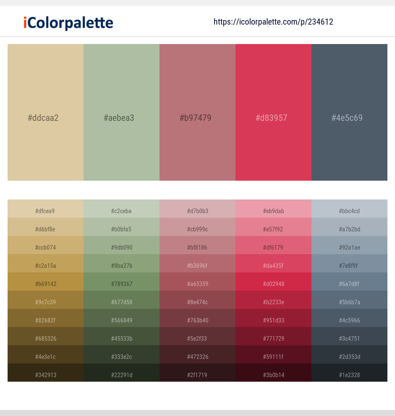 Sapling – Norway – Turkish Rose – Cerise Red – River Bed Color scheme