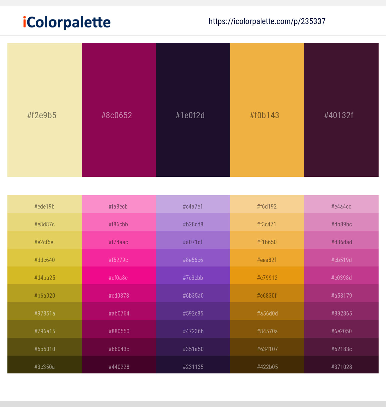 235337 Color Palette 