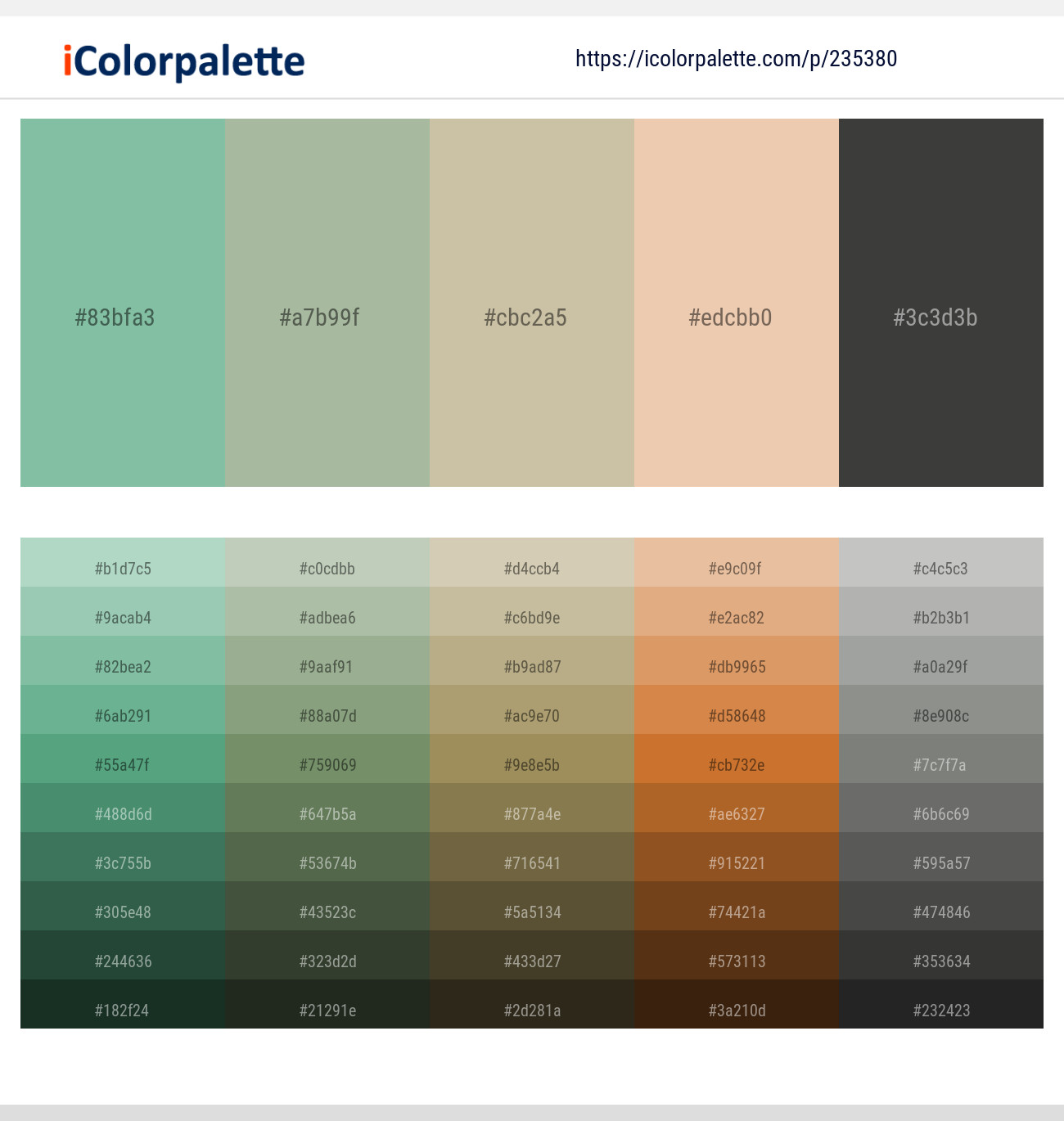 Acapulco – Norway – Chino – Desert Sand – Lunar Green Color scheme