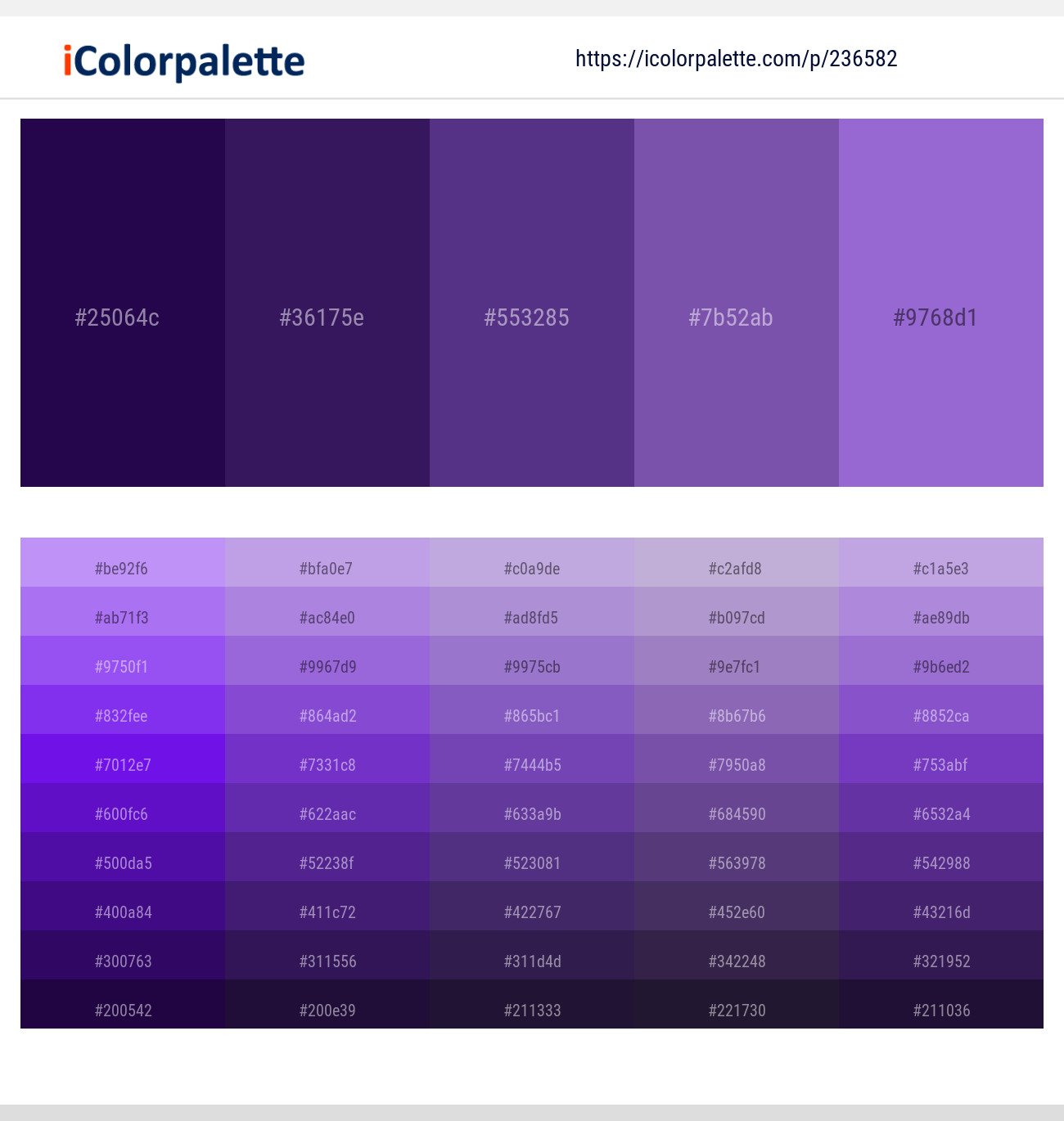 30 Purple Color Palettes Curated Collection Of Color Palettes