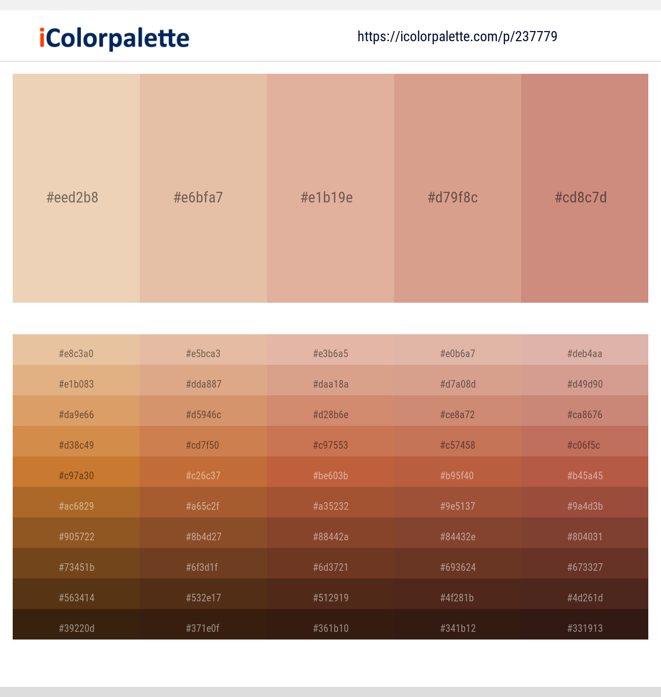 Just Right – Cashmere – Cashmere – My Pink – My Pink Color scheme
