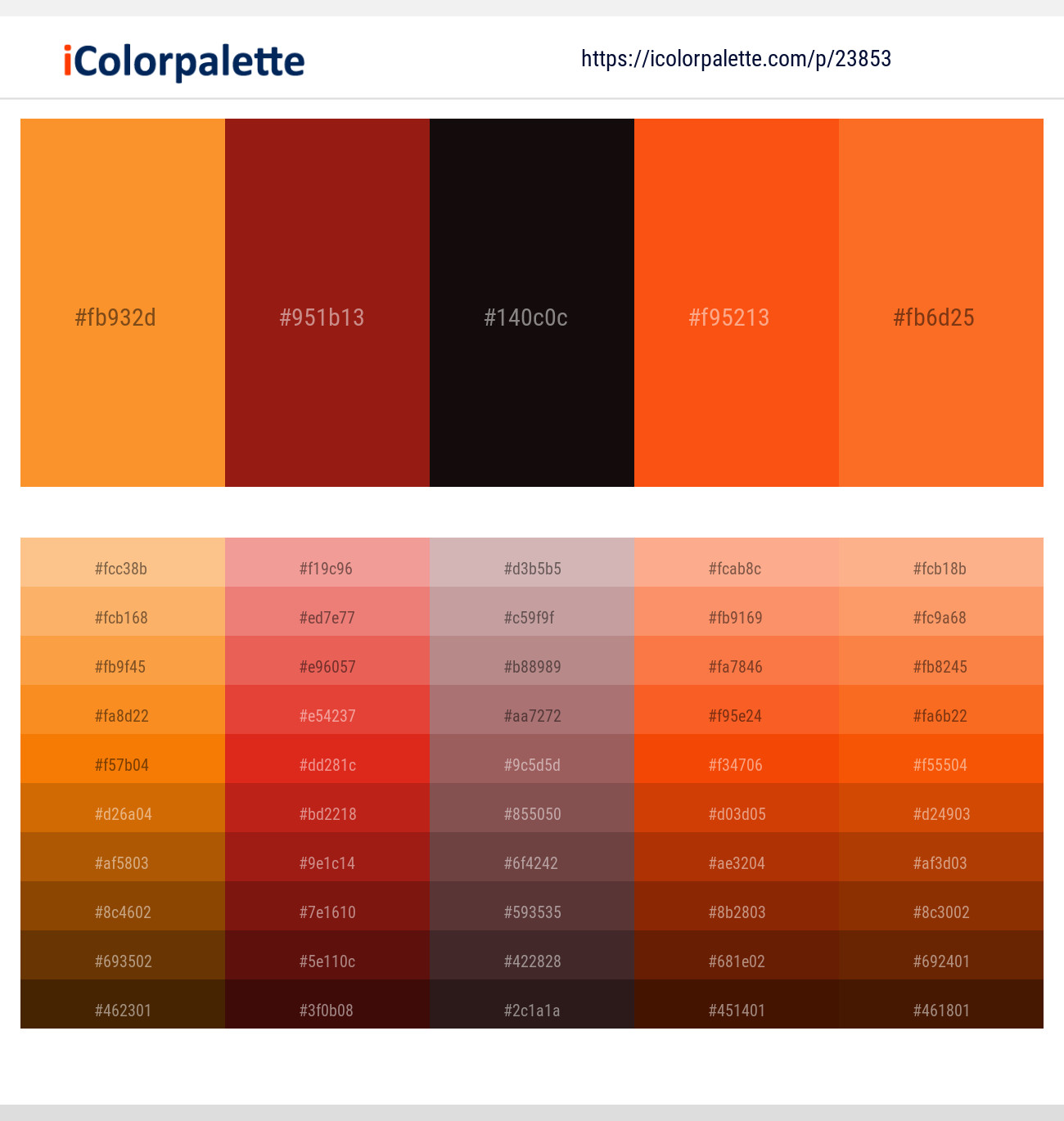 23853 Color Palette 