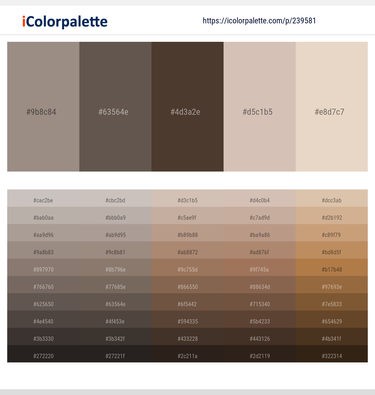 Squirrel – Pine Cone – Mondo – Clam Shell – Bone Color scheme