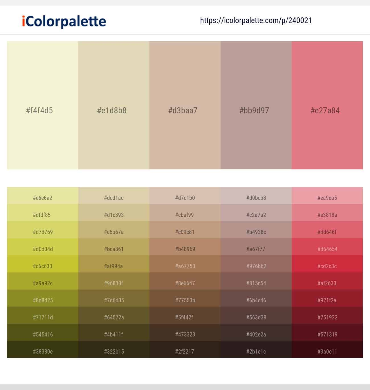 24002120 Beige Color Combinations