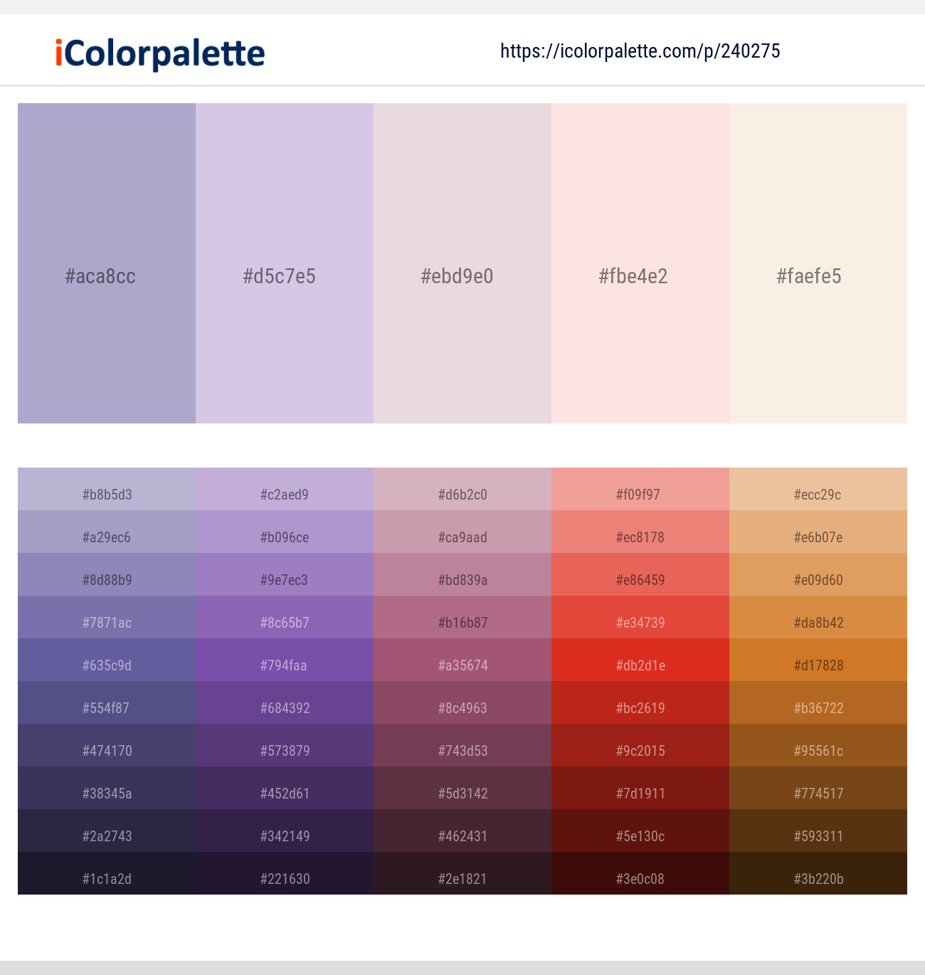 Logan – Prelude – Prim – Linen – Linen Color scheme