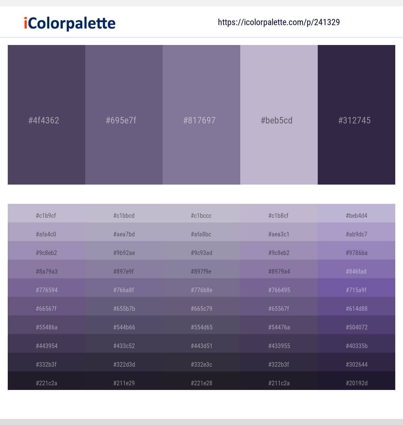 Mulled Wine – Dolphin – Waterloo  – Chatelle – Martinique Color scheme