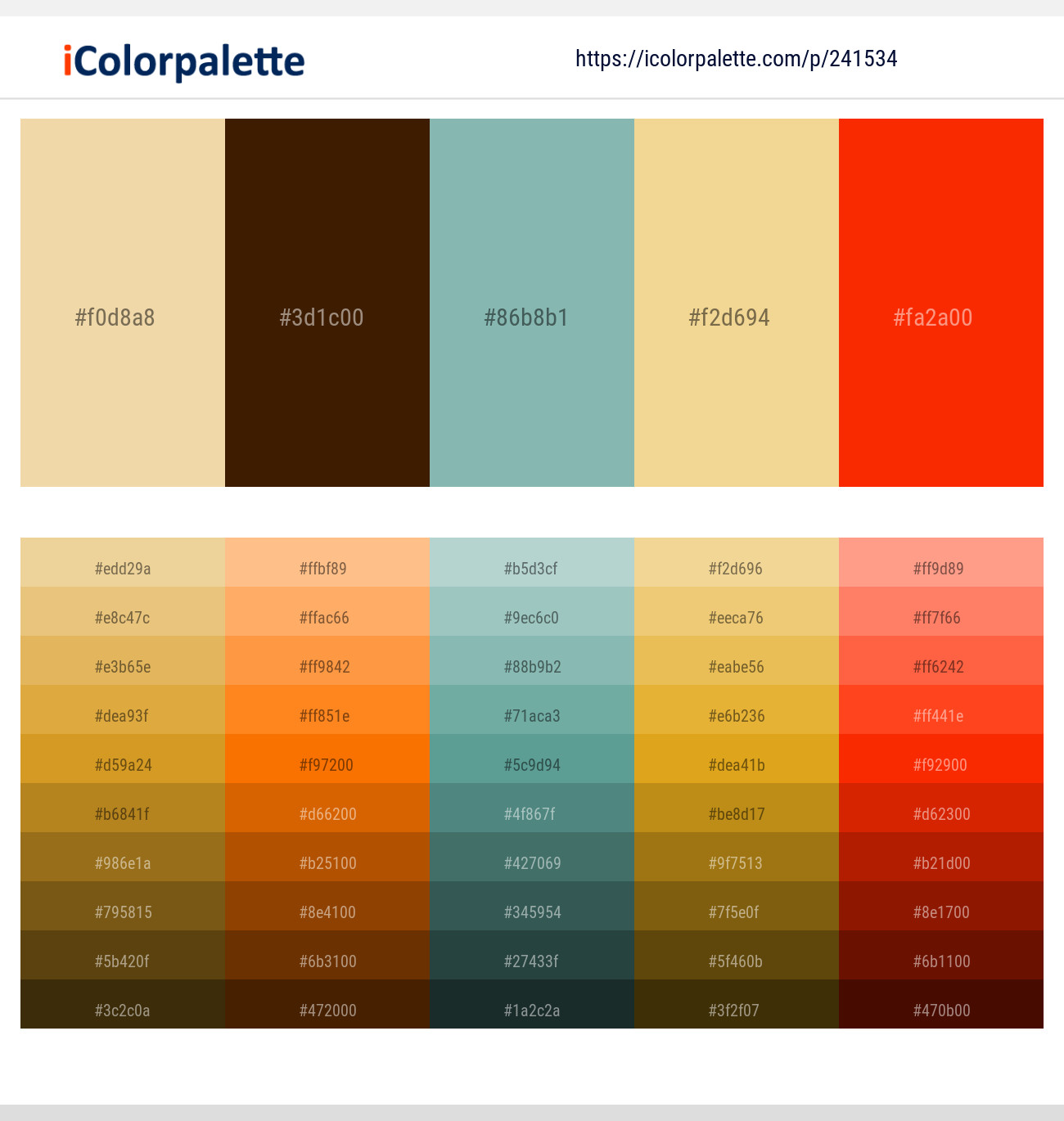 241534366 Bright Color Palettes