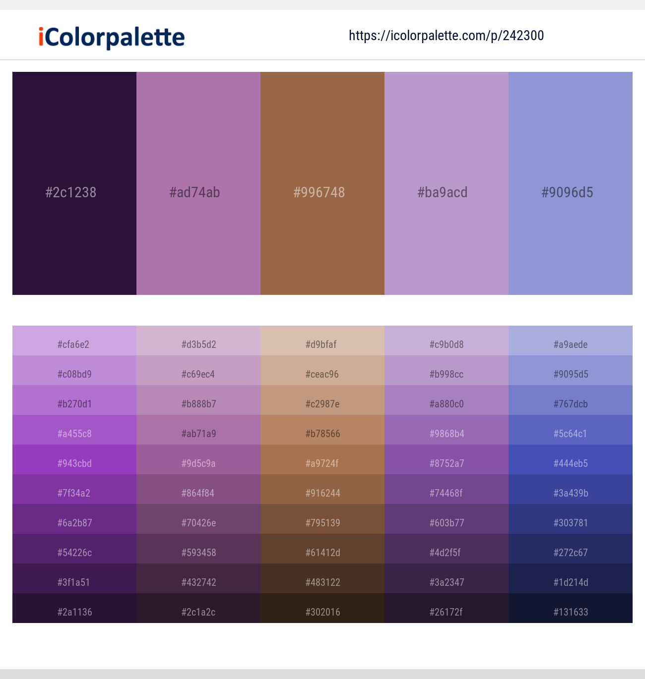 Haiti – Bouquet – Cape Palliser – East Side – Cold Purple Color scheme