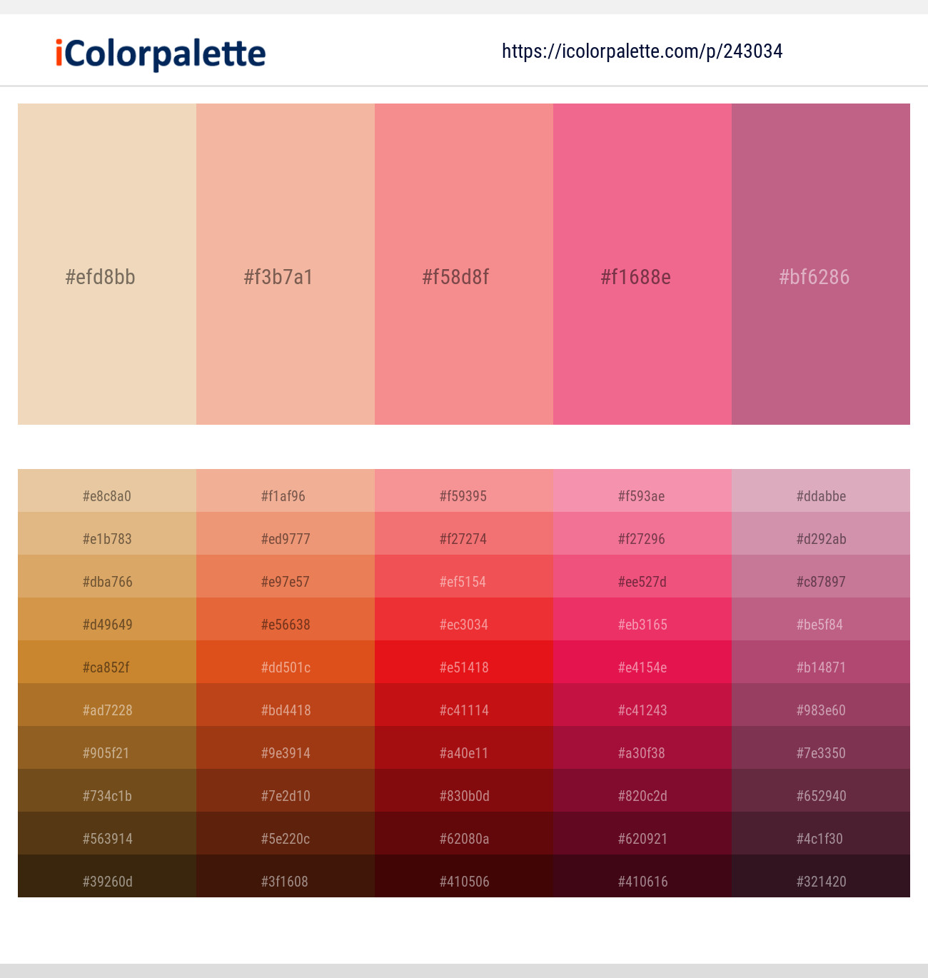 Chamois – Manhattan – Froly – Froly – Tapestry Color scheme