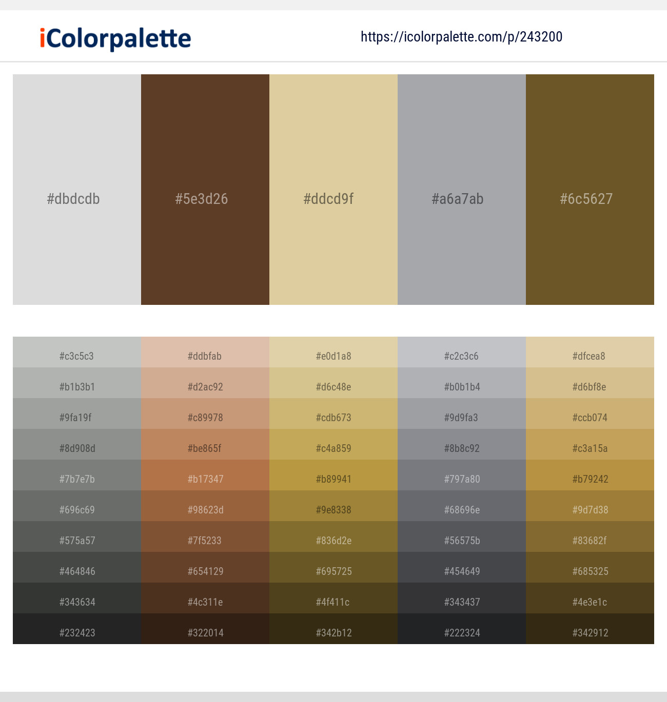 Gray Nurse – Irish Coffee – Sapling – Aluminium – Dallas Color scheme