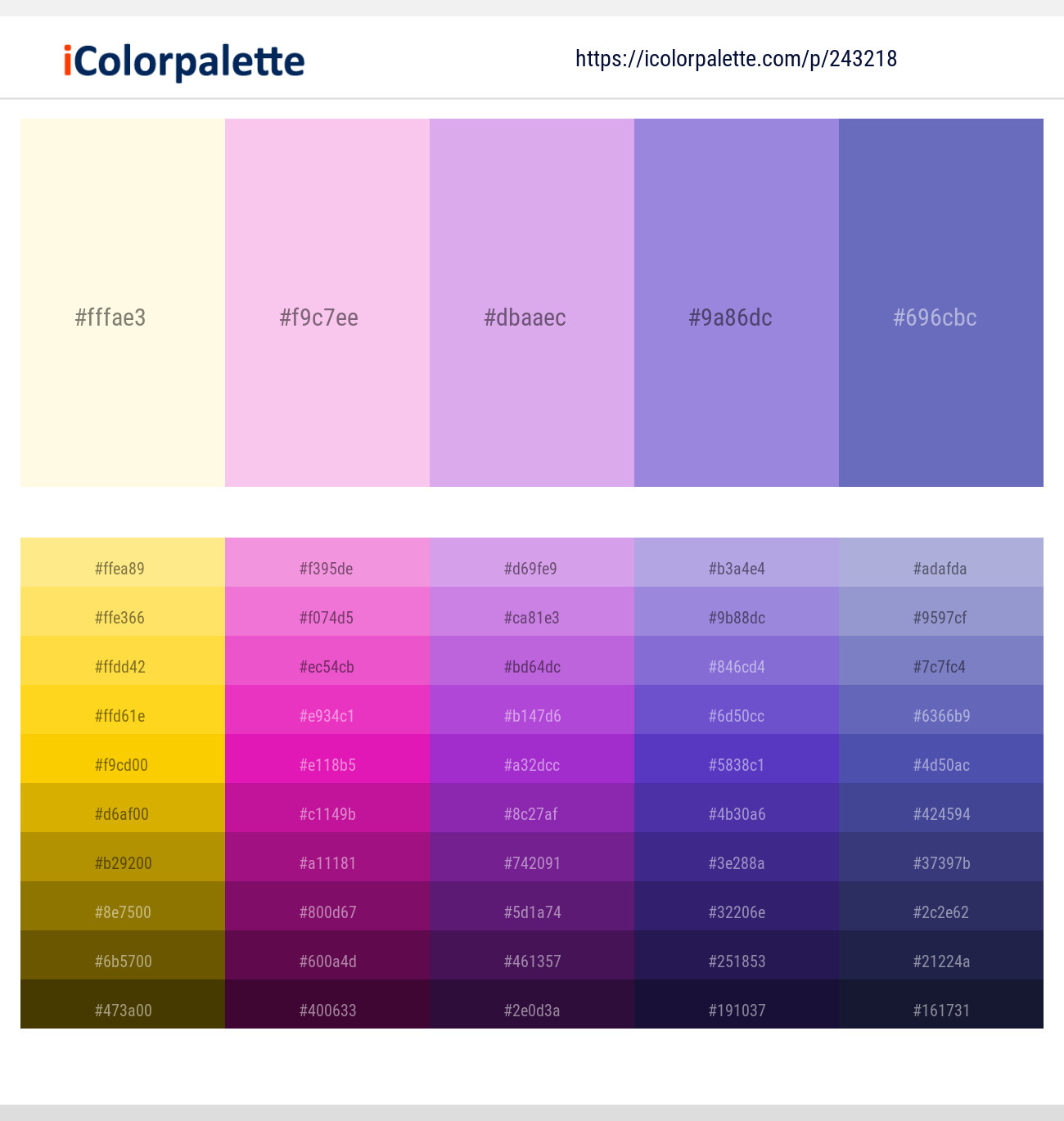 Color Palette Downloads