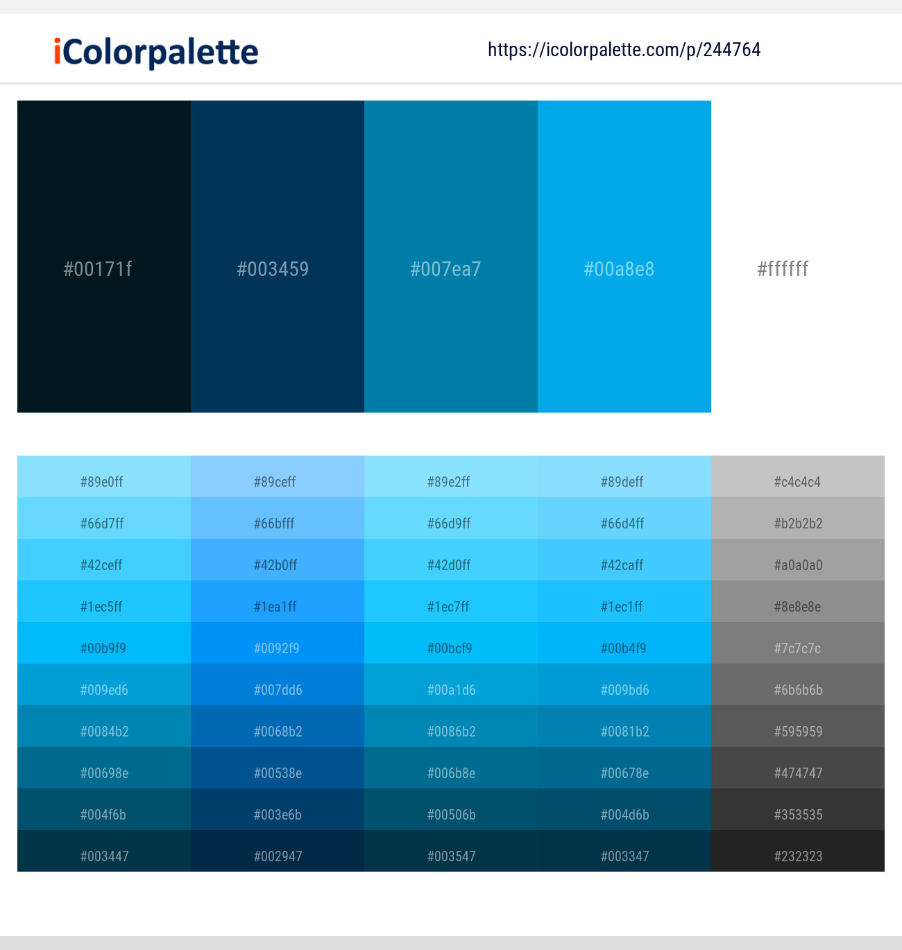 28 Latest Color Schemes with Deep Sky Blue And White Color tone  combinations, 2023