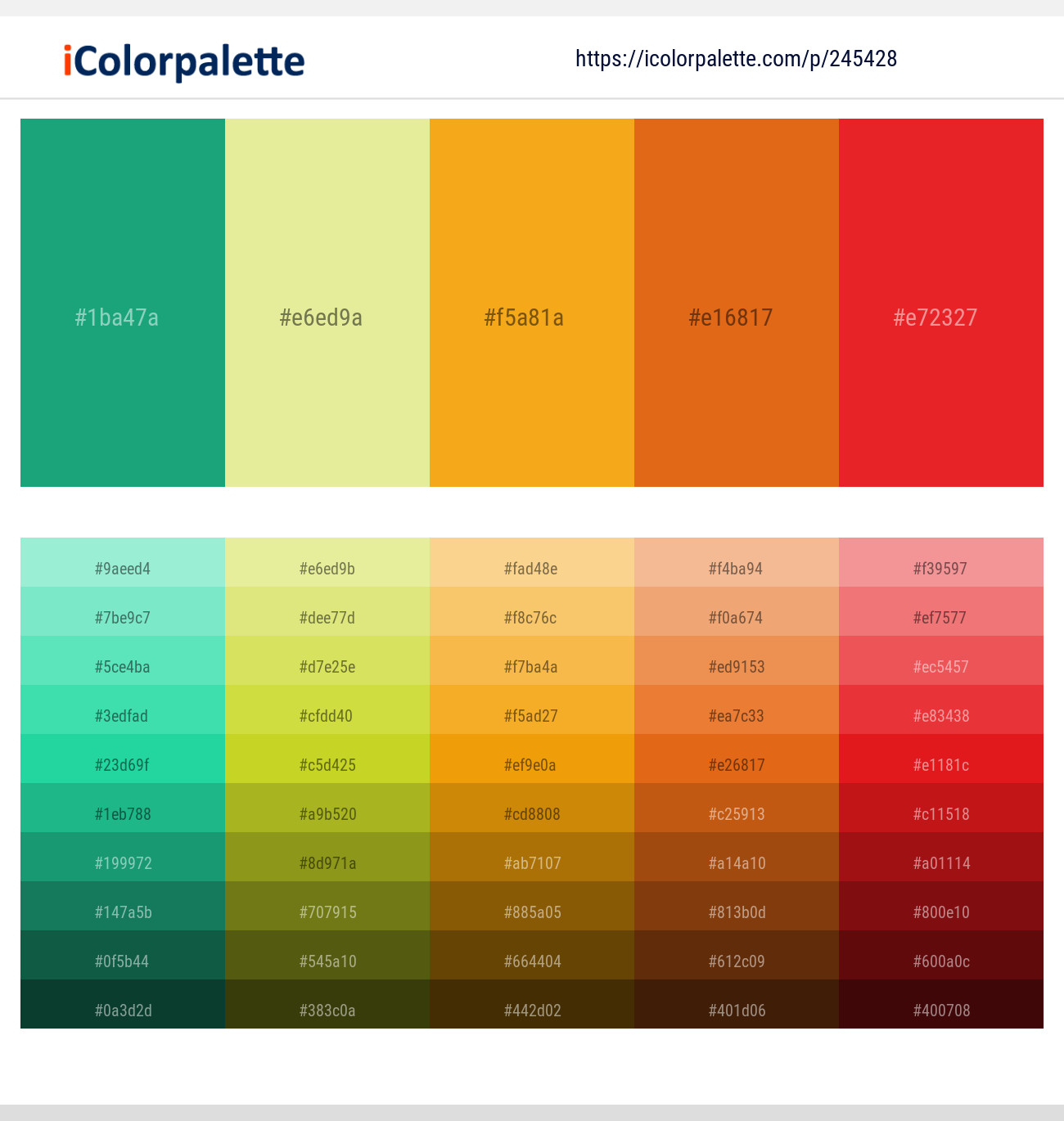 245428366 Bright Color Palettes
