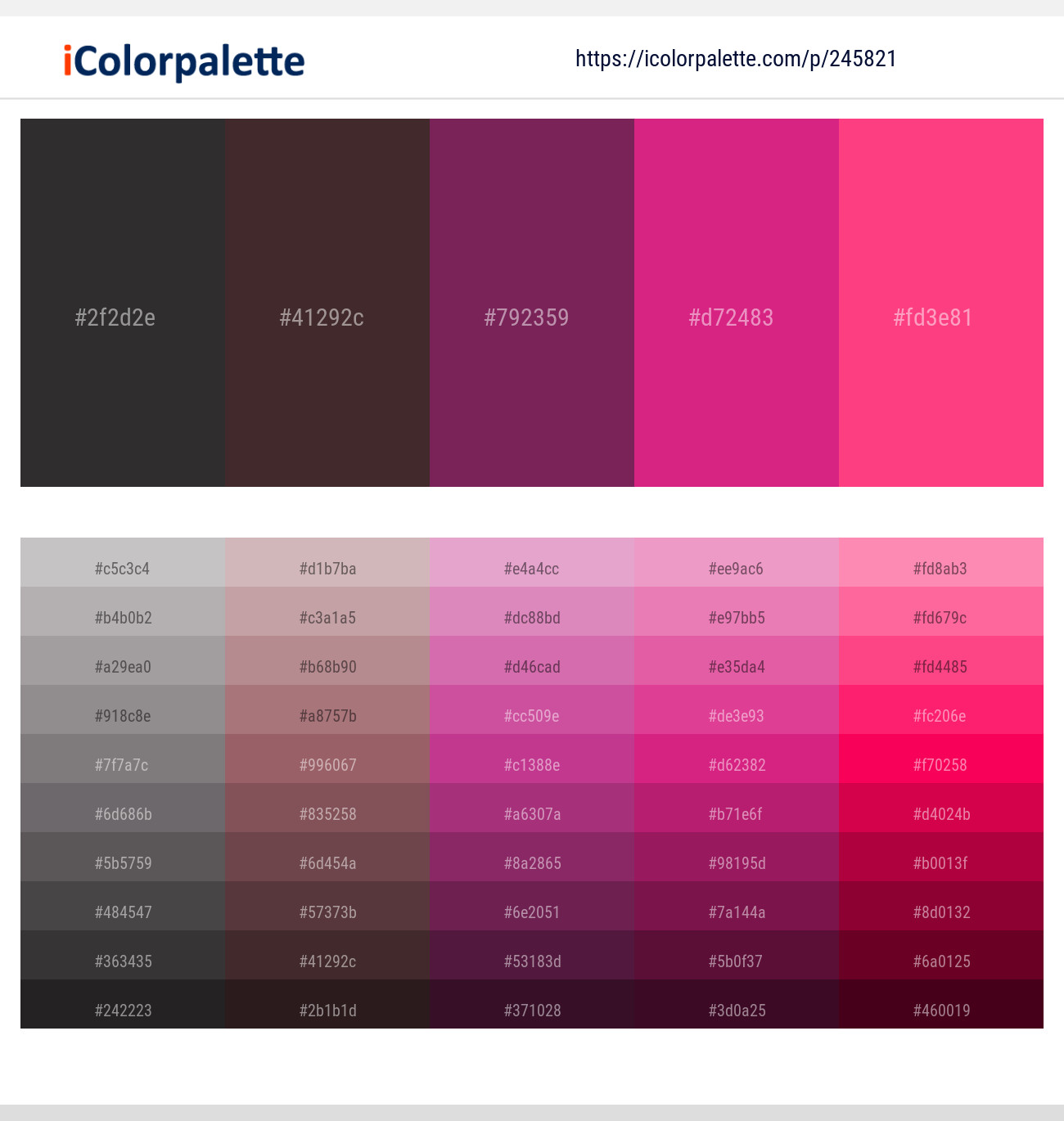 245821366 Bright Color Palettes